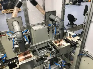 Pouchzelle Liner Entfernung Maschine Vulkan Engineering